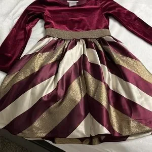Bonnie Jean Dresses Kohls Holiday Dress For Girl Burgundy Long